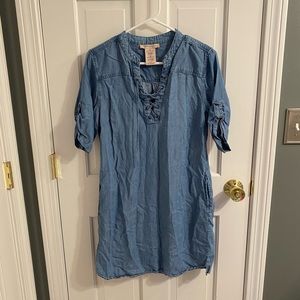 Denim dress